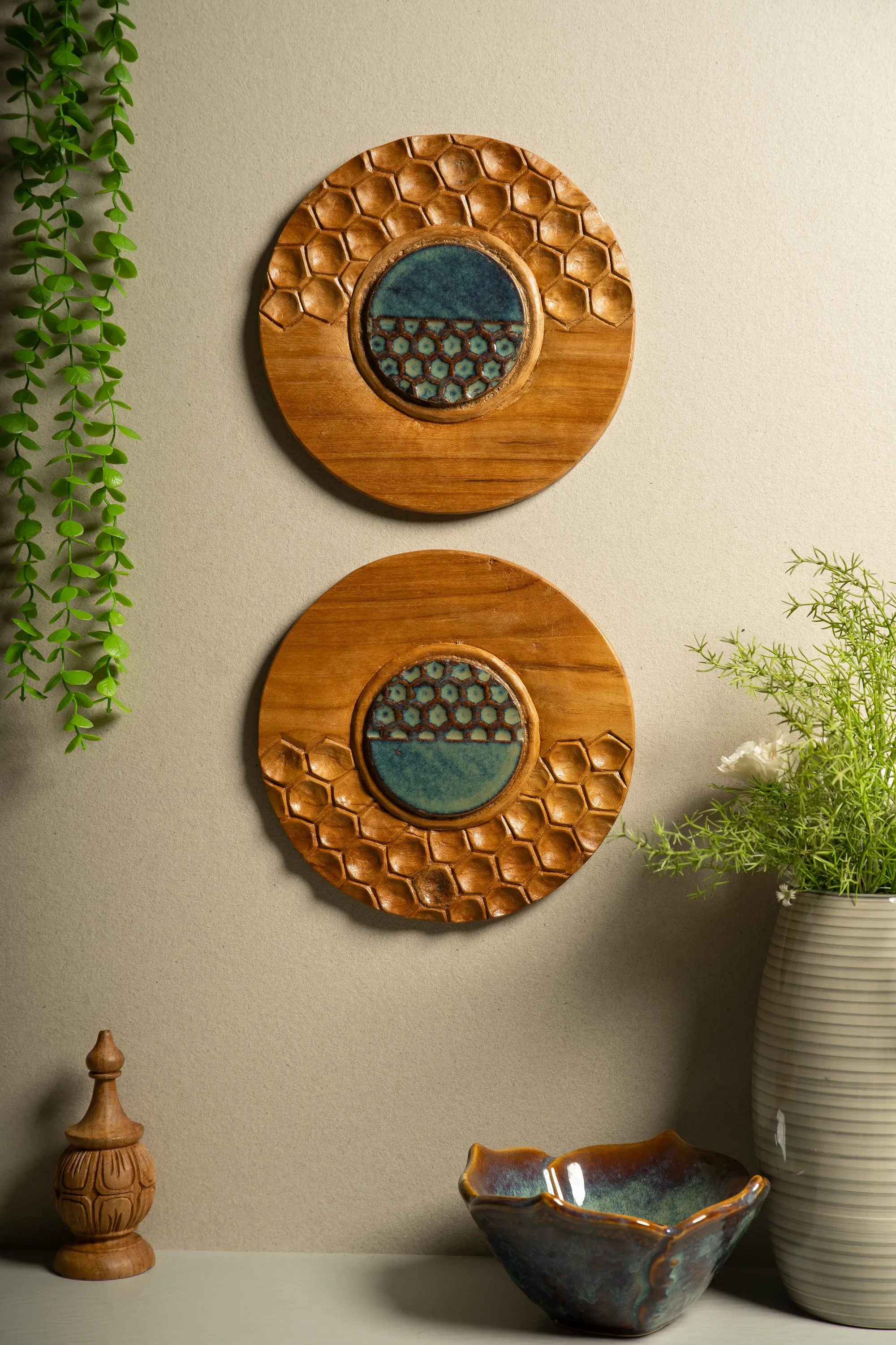 Honeycomb Discs Pair