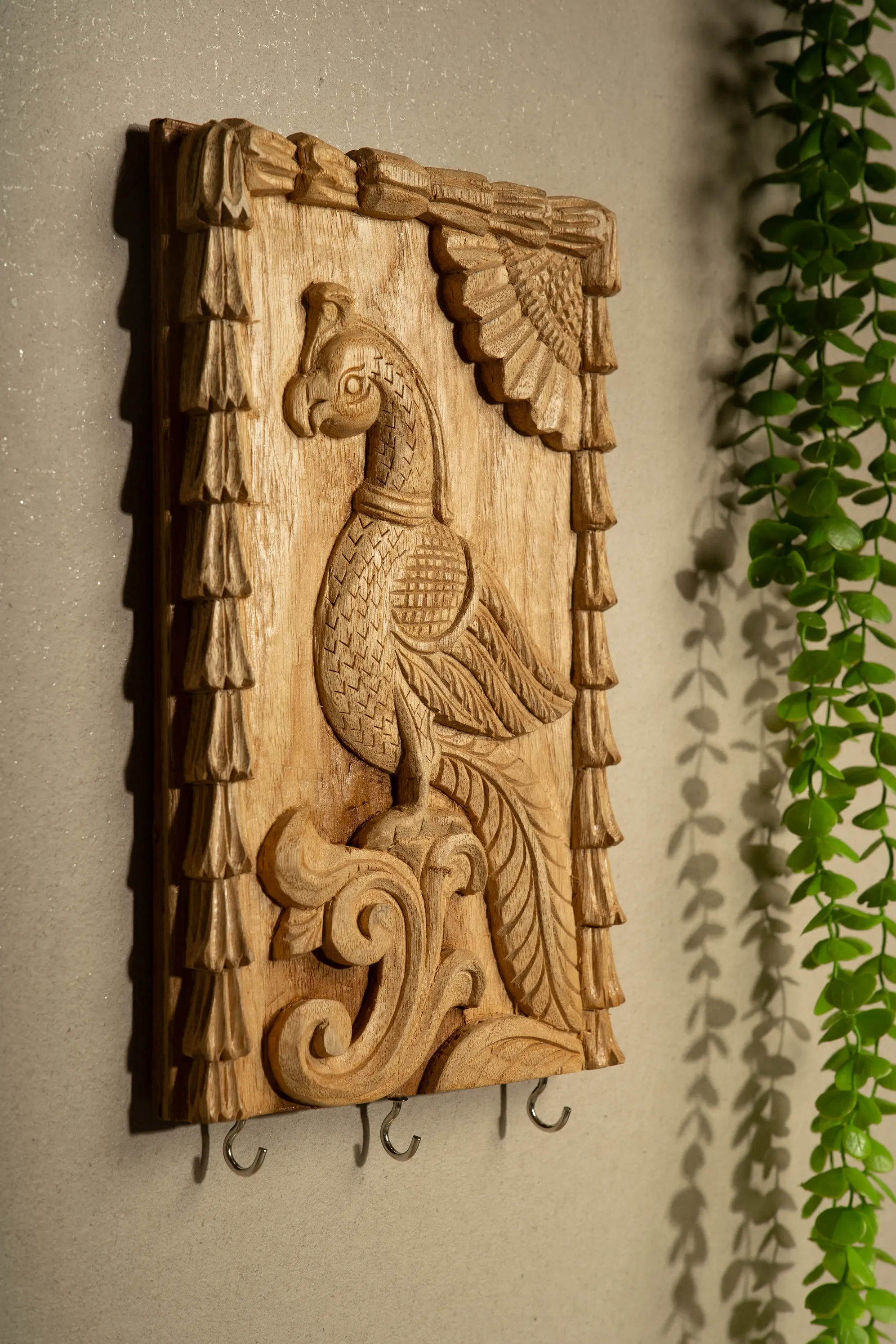 Peacock Key Holder view 3